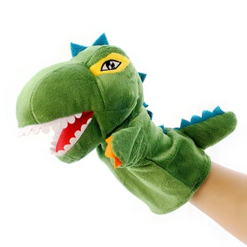 Dinozauru marionete cimdu roku lelles leļļu teātra lelle, rotaļlietas, plīša lelle storys runā juguetes Mācību Atbalsta jautra dāvana bērniem