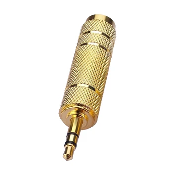 3.5 mm Male Plug lai 6.35 mm Sieviešu Jack Adapteri Audio Kabeļu Savienotājs Mobilo Telefonu, DATORU, Klēpjdatoru Skaļrunis