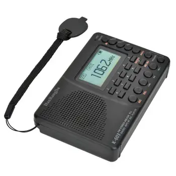 K-603 portatīvais Digitālais Radio LCD Displejs FM AM SW Radio Atbalsta TF/MP3/WMA/3.5 MM Audio Atskaņošanas Bluetooth saderīgu Skaļrunis